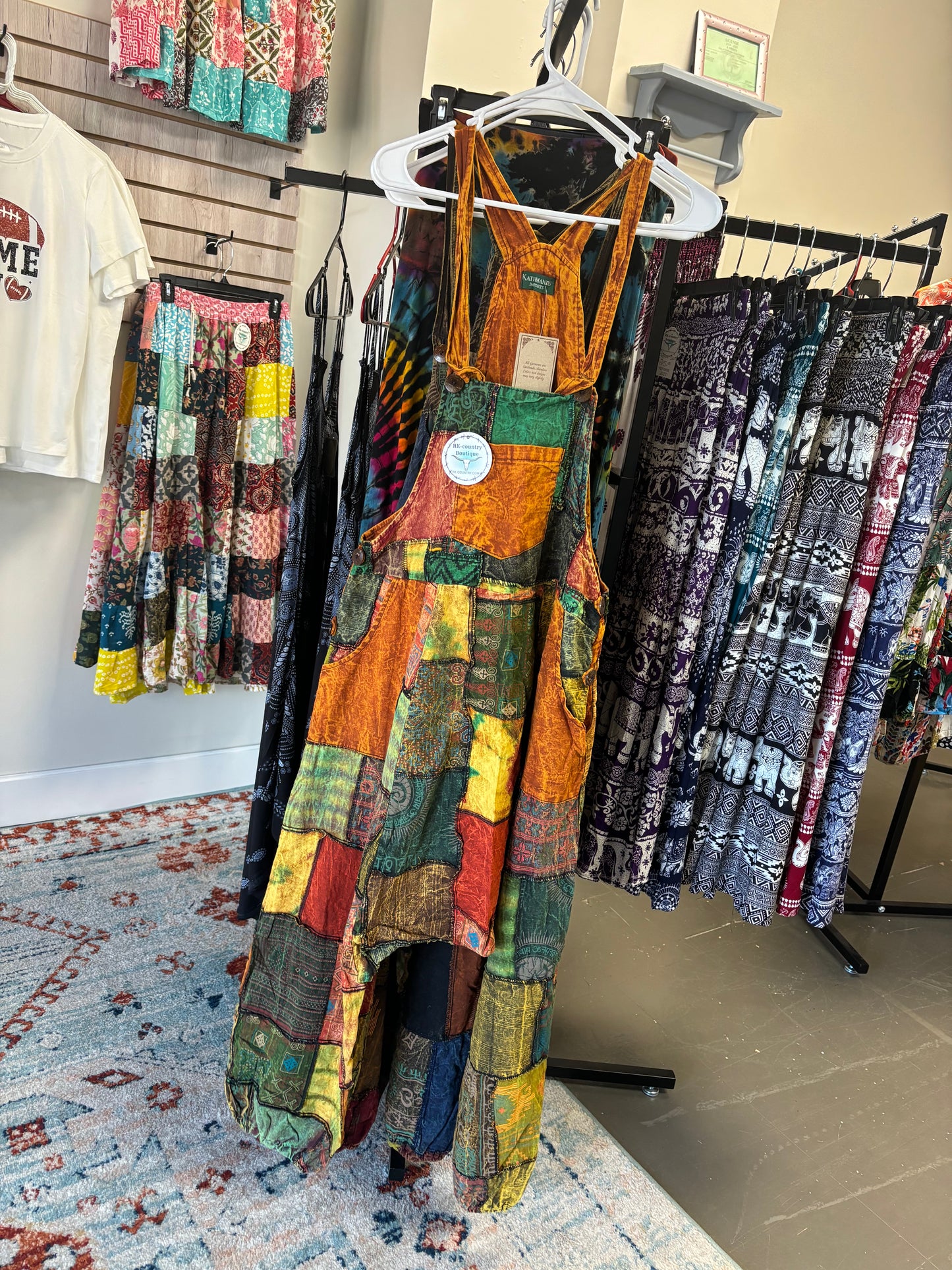 Handmade Kathmandu bohemian overalls