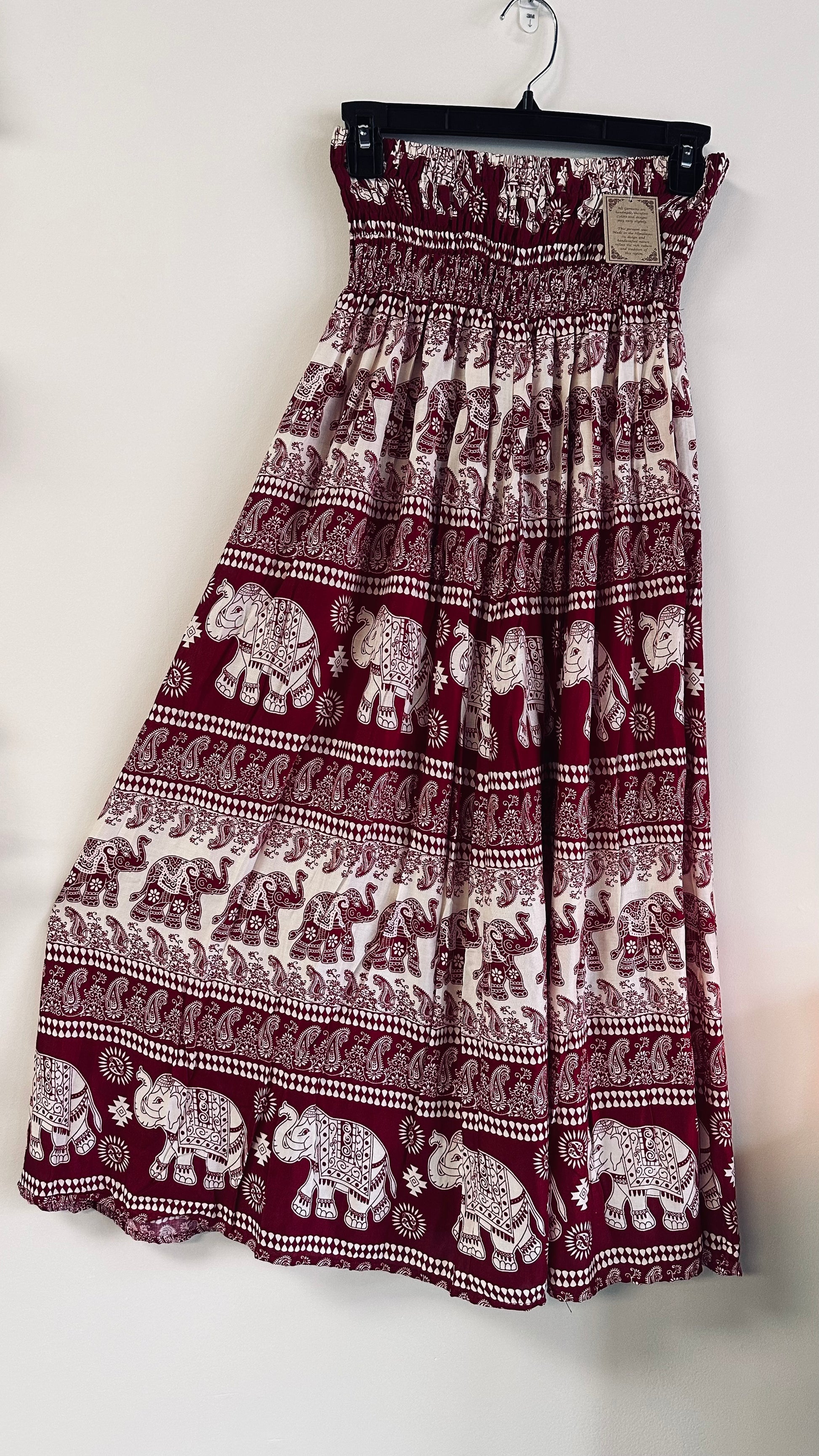 Free Size Elephant Print Maxi Skirt Rkcountry Boutique Free Size Elephant Print Maxi Skirt Rkcountry Boutique