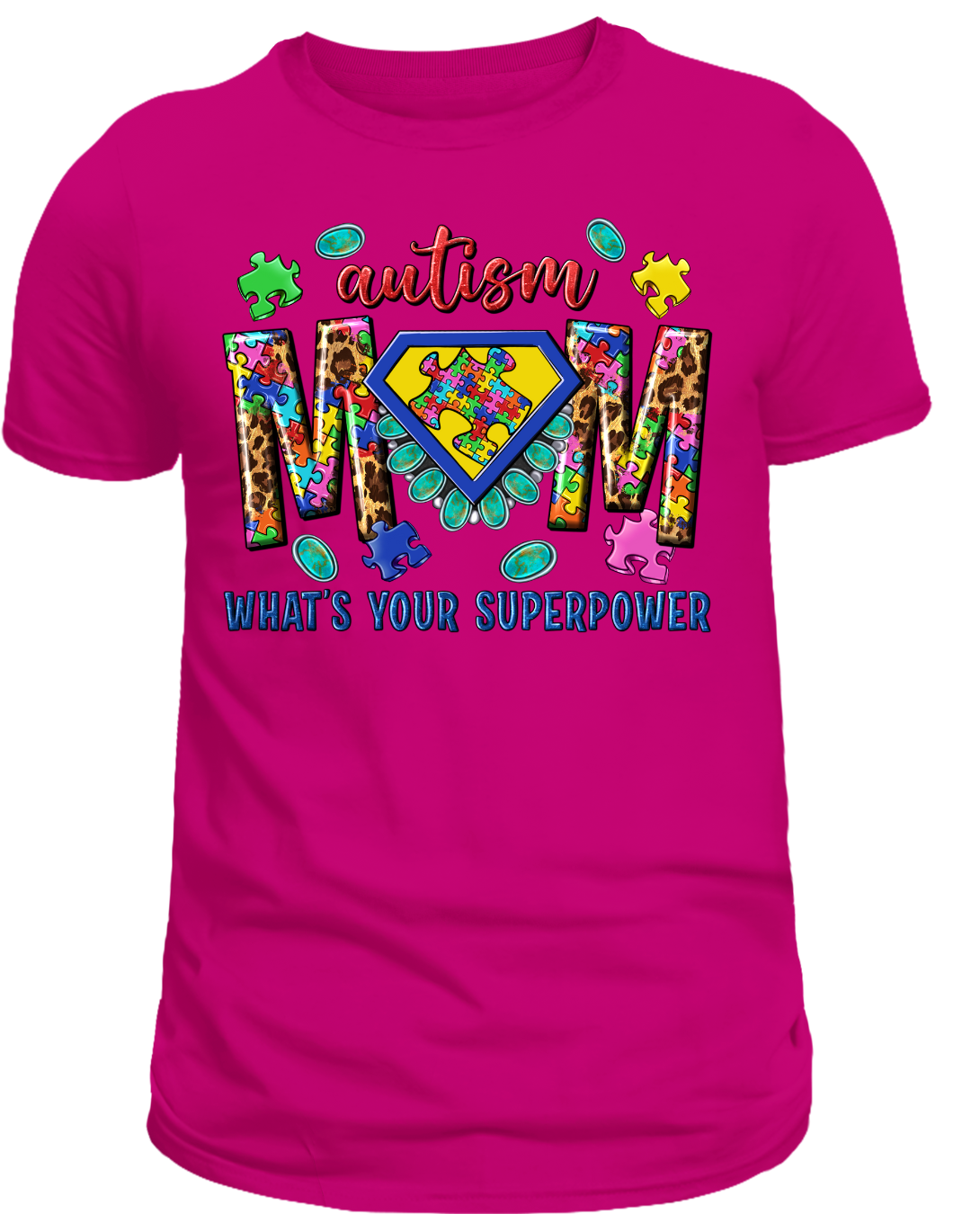 Autism Mom Superpower Shirt