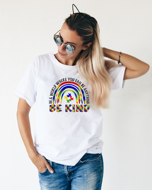 Autism Be Kind Unisex AdultT-Shirts