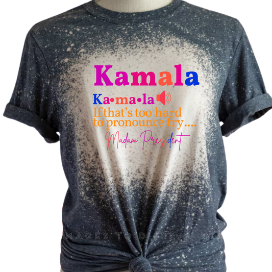 Kamala Madame President bleached T-Shirt